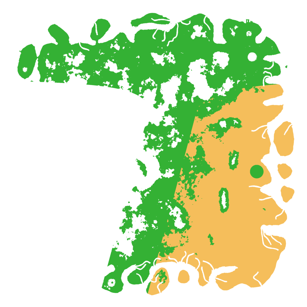 Biome Rust Map: Procedural Map, Size: 6000, Seed: 39069243