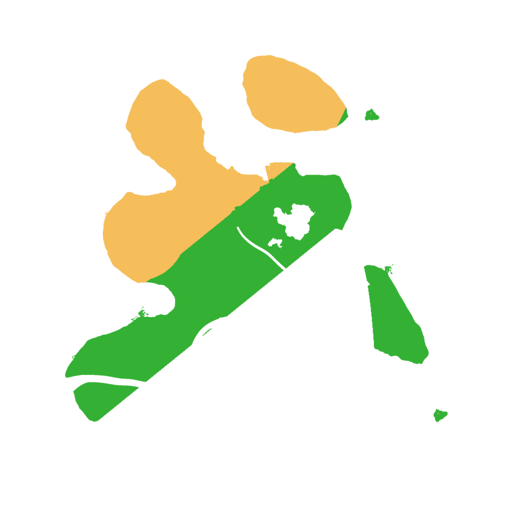 Biome Rust Map: Procedural Map, Size: 2000, Seed: 464770988