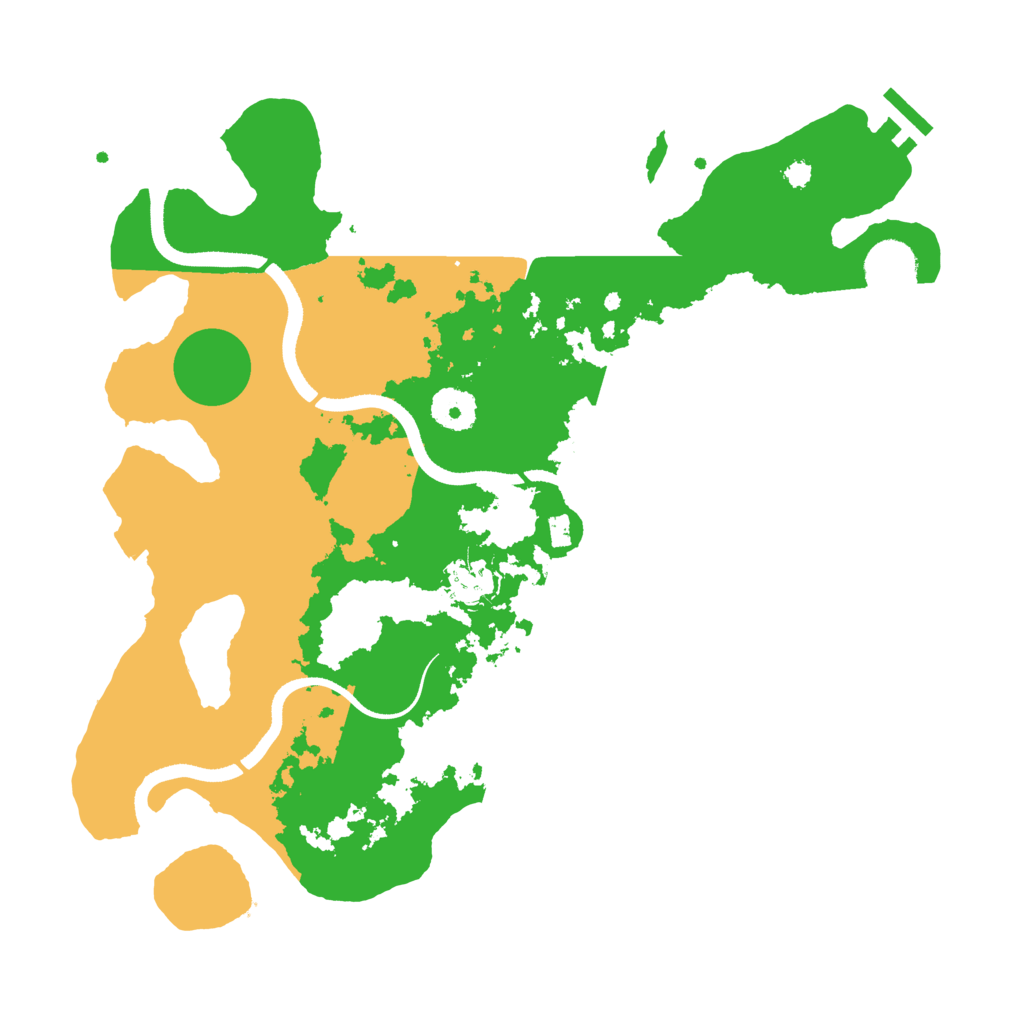 Biome Rust Map: Procedural Map, Size: 3500, Seed: 1504226092