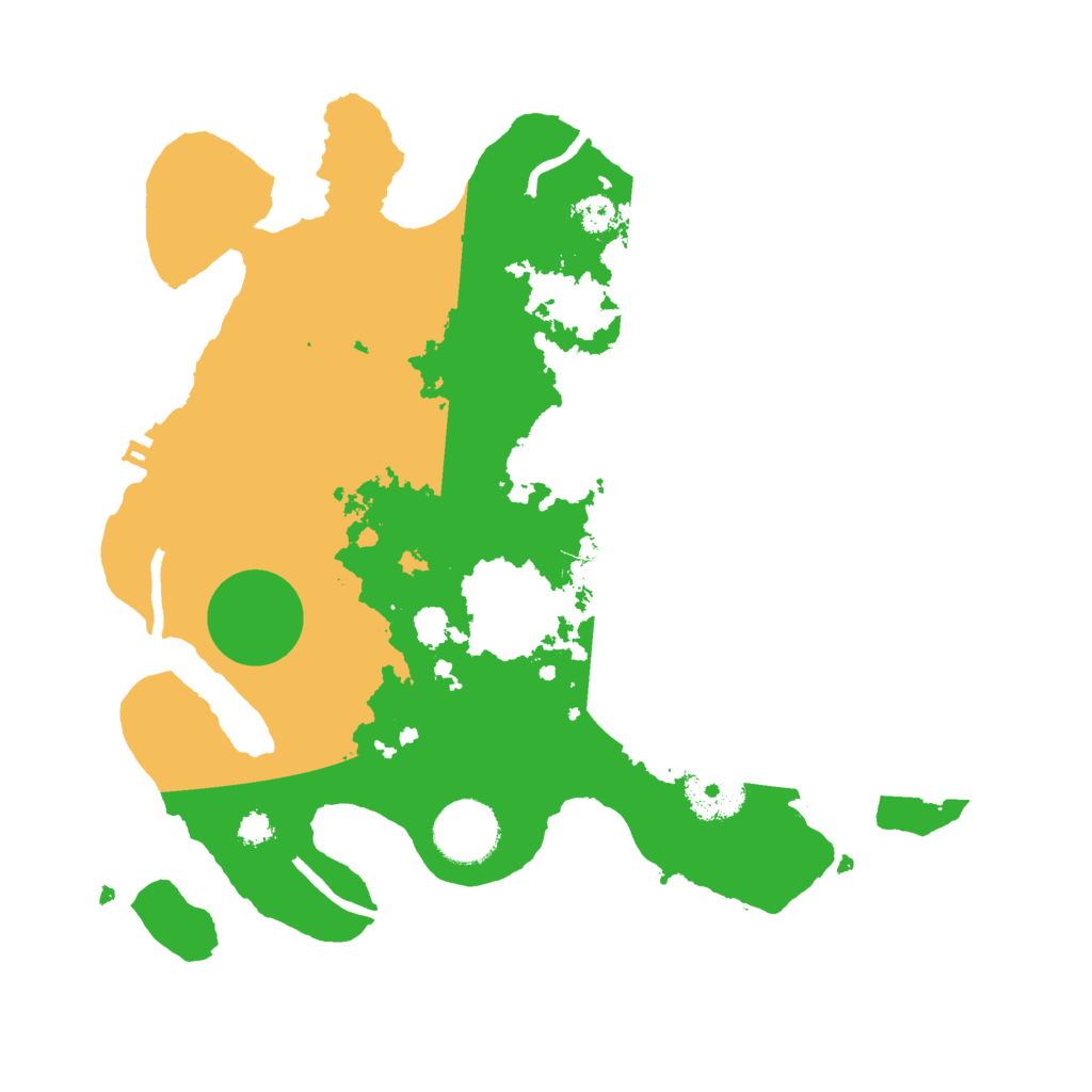 Biome Rust Map: Procedural Map, Size: 3000, Seed: 86293