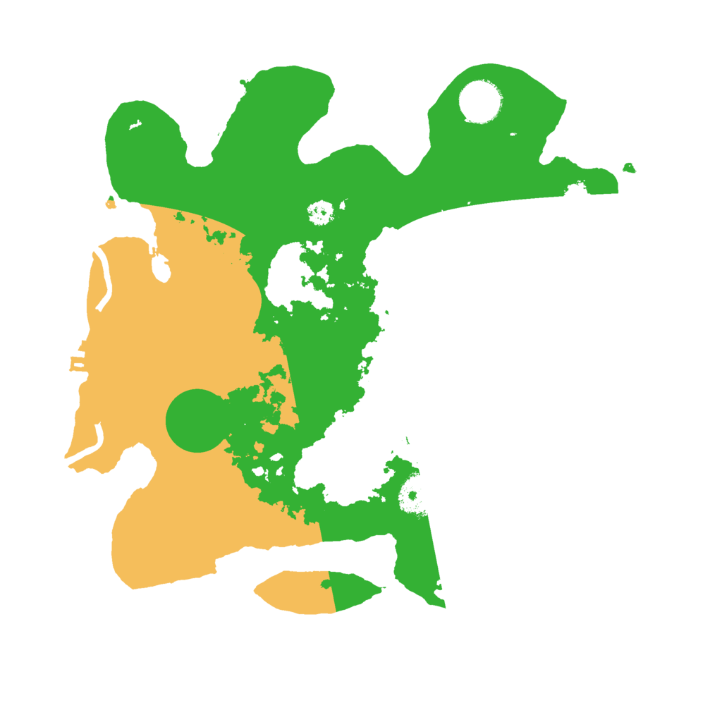 Biome Rust Map: Procedural Map, Size: 3000, Seed: 34553