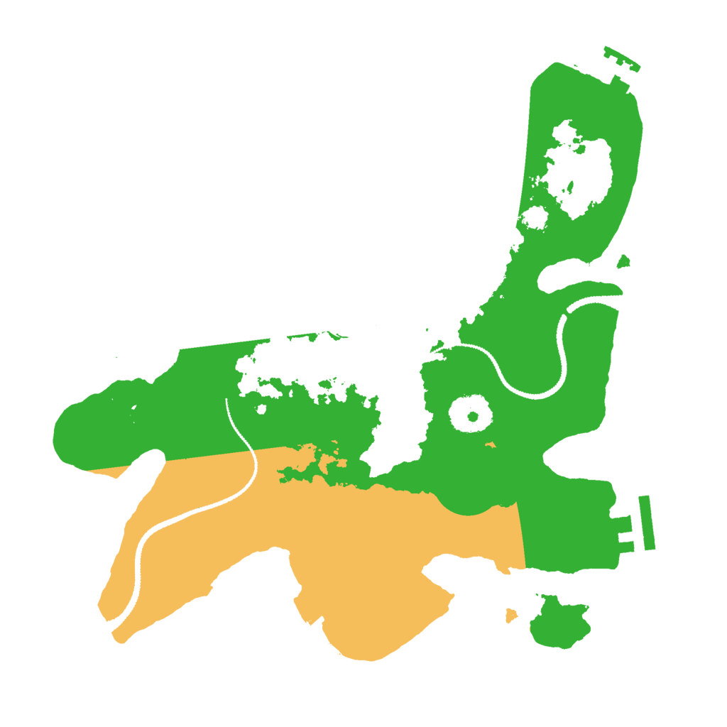 Biome Rust Map: Procedural Map, Size: 2700, Seed: 996545919