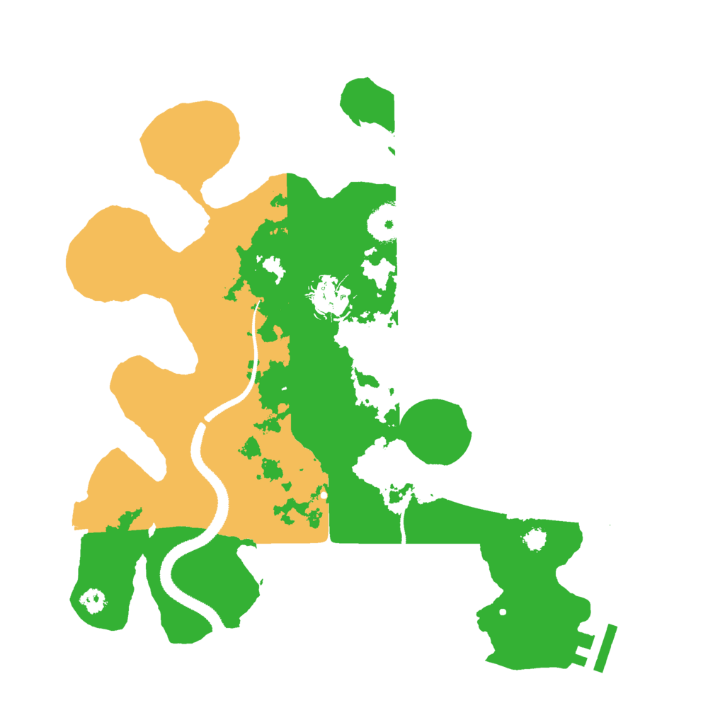 Biome Rust Map: Procedural Map, Size: 3000, Seed: 74939