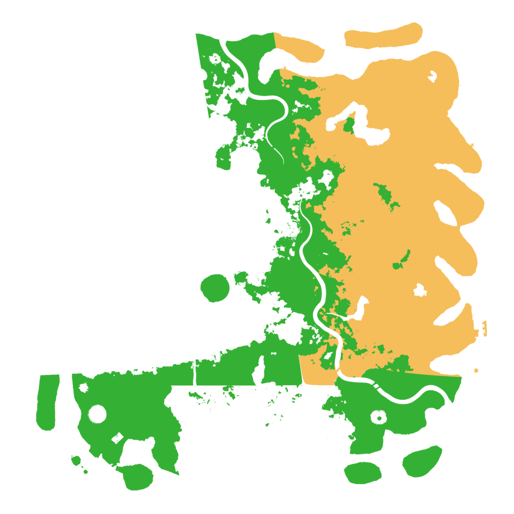 Biome Rust Map: Procedural Map, Size: 5000, Seed: 174