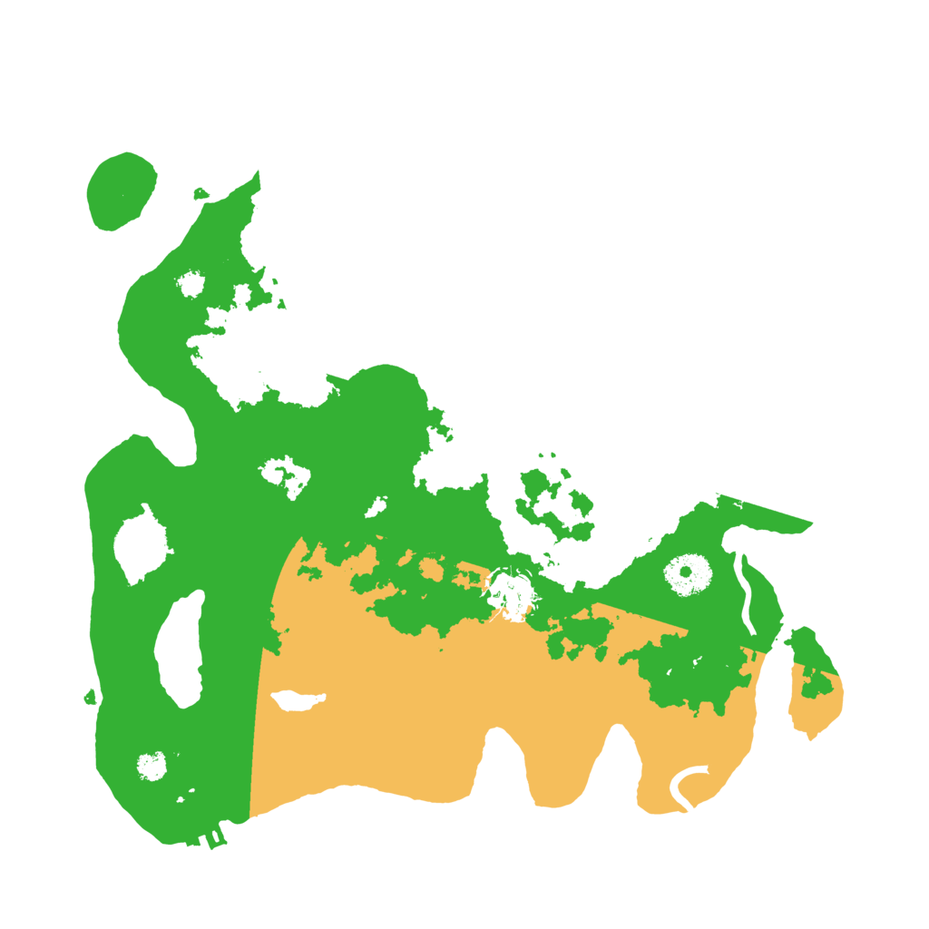 Biome Rust Map: Procedural Map, Size: 3200, Seed: 2121