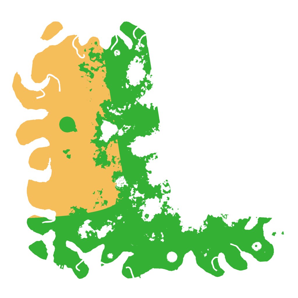 Biome Rust Map: Procedural Map, Size: 5000, Seed: 4096