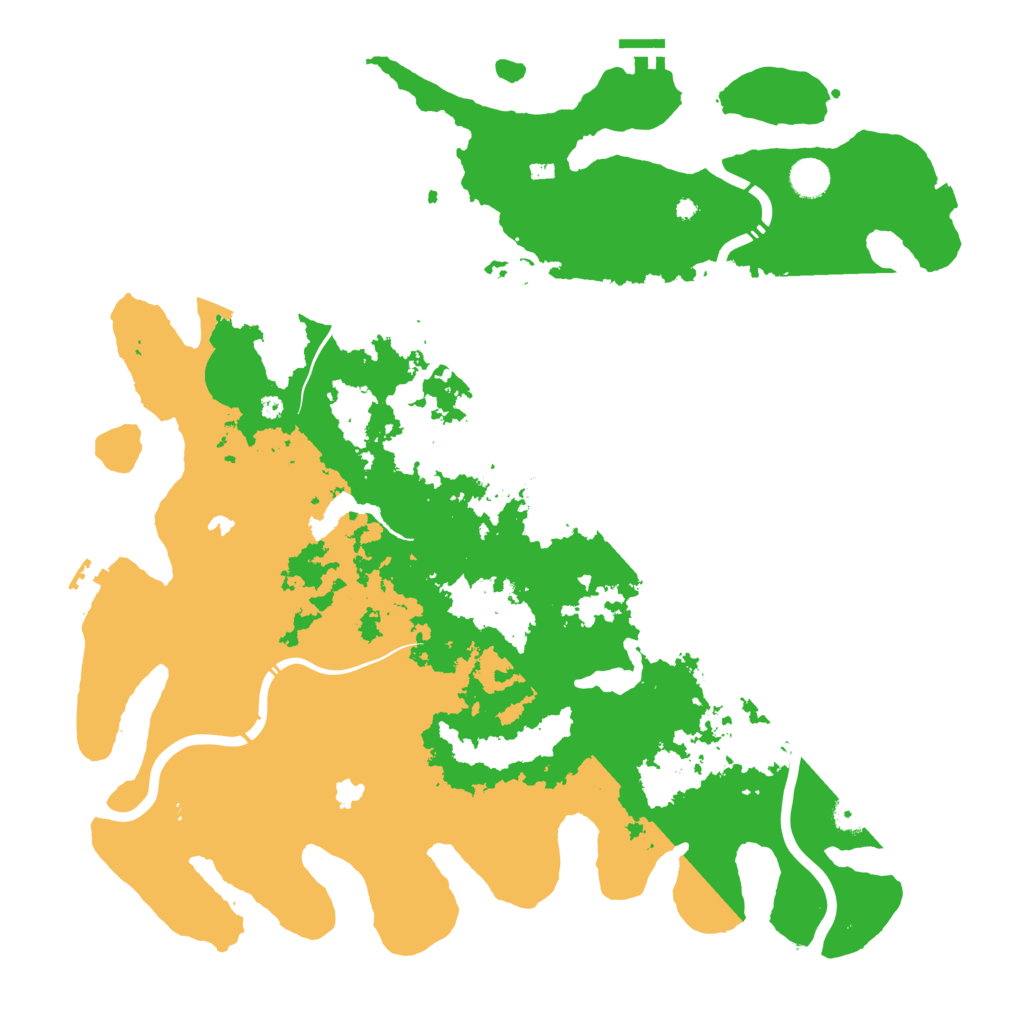 Biome Rust Map: Procedural Map, Size: 4500, Seed: 538473772