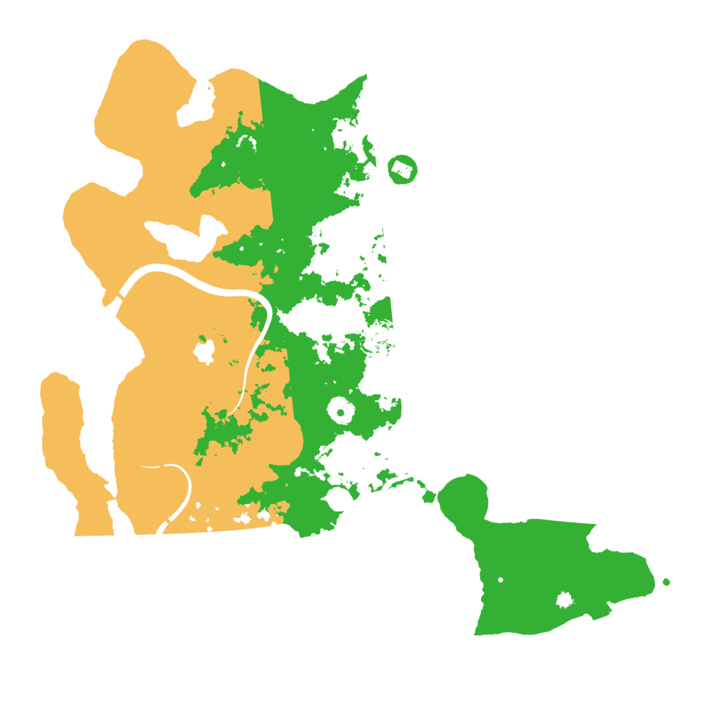 Biome Rust Map: Procedural Map, Size: 4000, Seed: 307747542