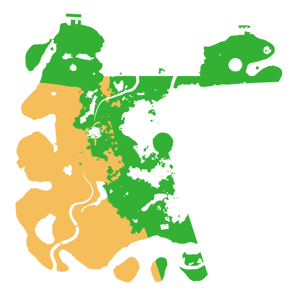 Biome Rust Map: Procedural Map, Size: 4000, Seed: 120842