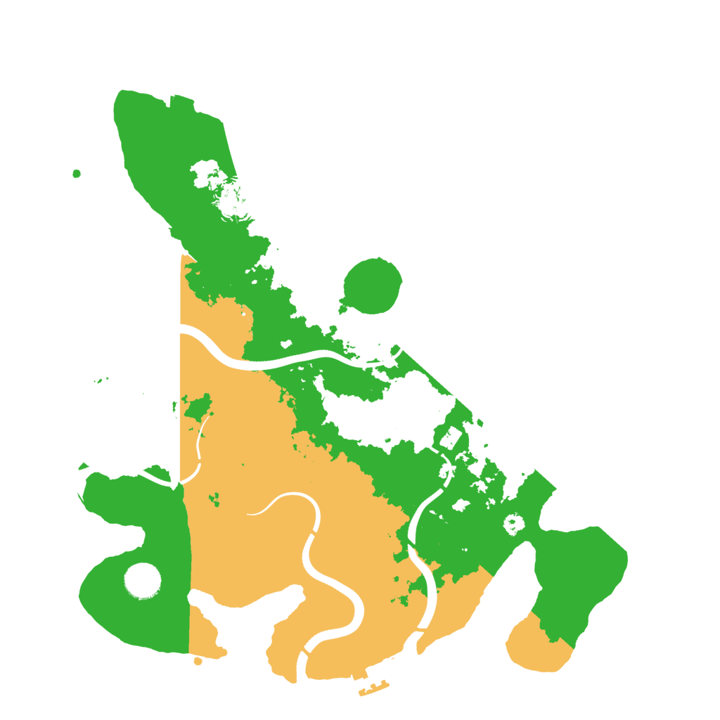 Biome Rust Map: Procedural Map, Size: 3500, Seed: 2976850