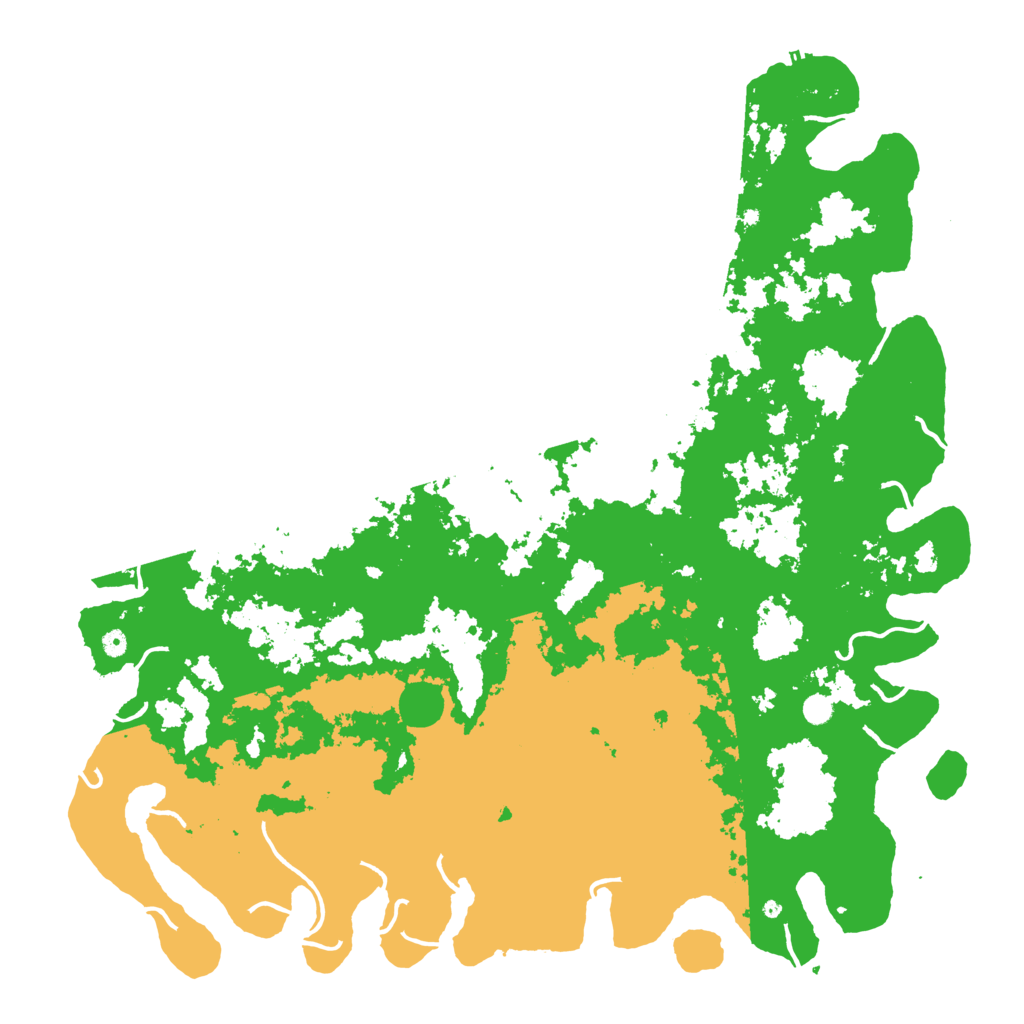 Biome Rust Map: Procedural Map, Size: 6000, Seed: 2031689547