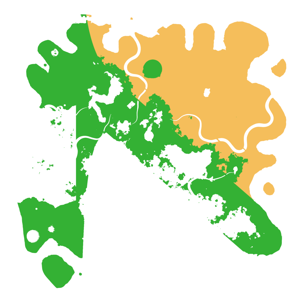 Biome Rust Map: Procedural Map, Size: 4300, Seed: 658647662