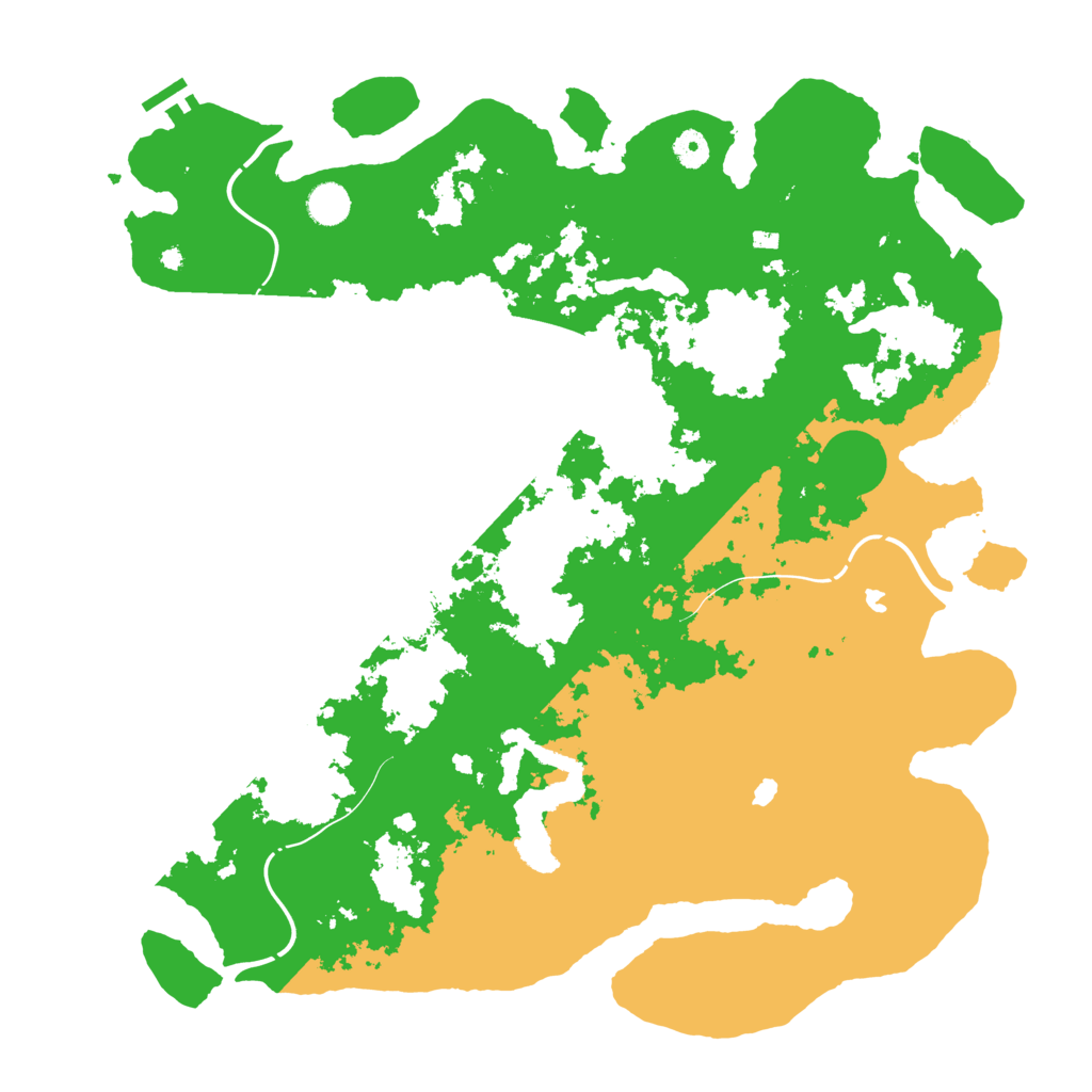 Biome Rust Map: Procedural Map, Size: 4500, Seed: 737494805