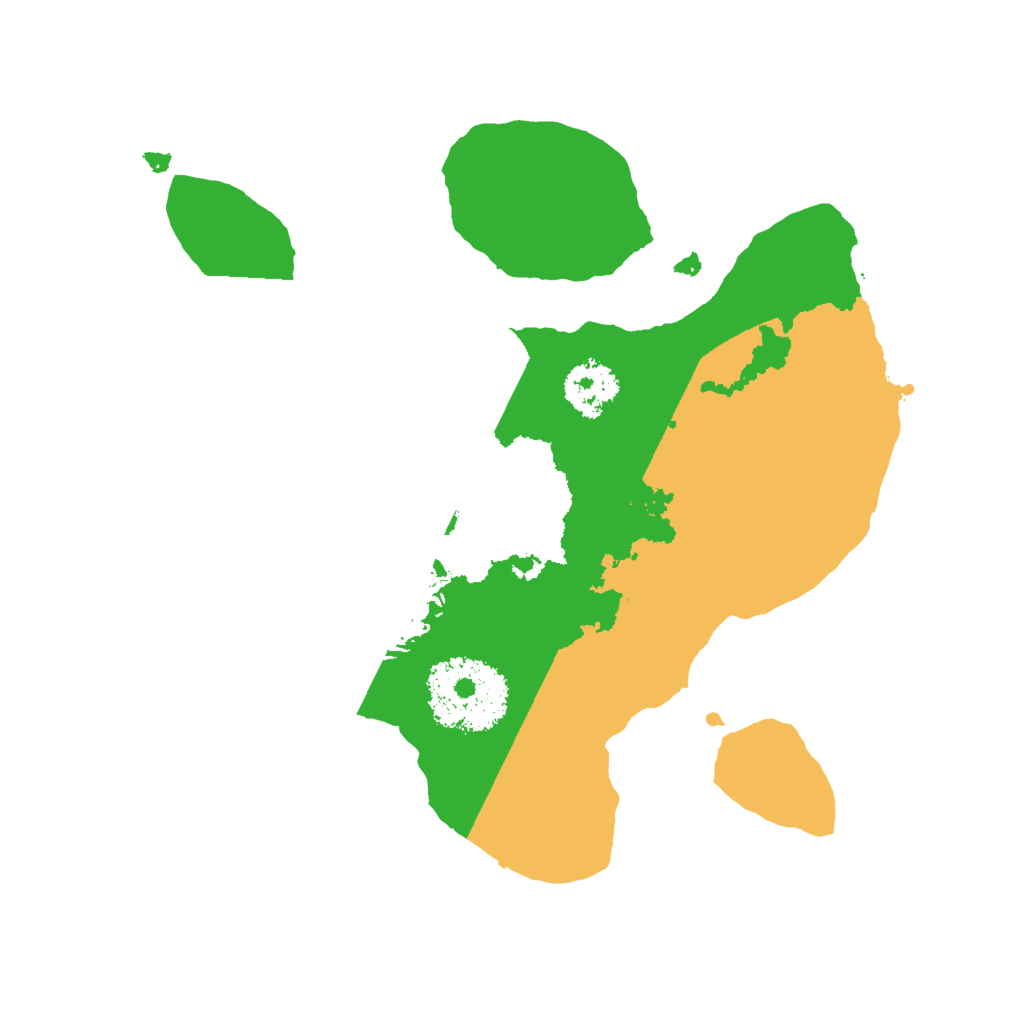 Biome Rust Map: Procedural Map, Size: 2000, Seed: 25000
