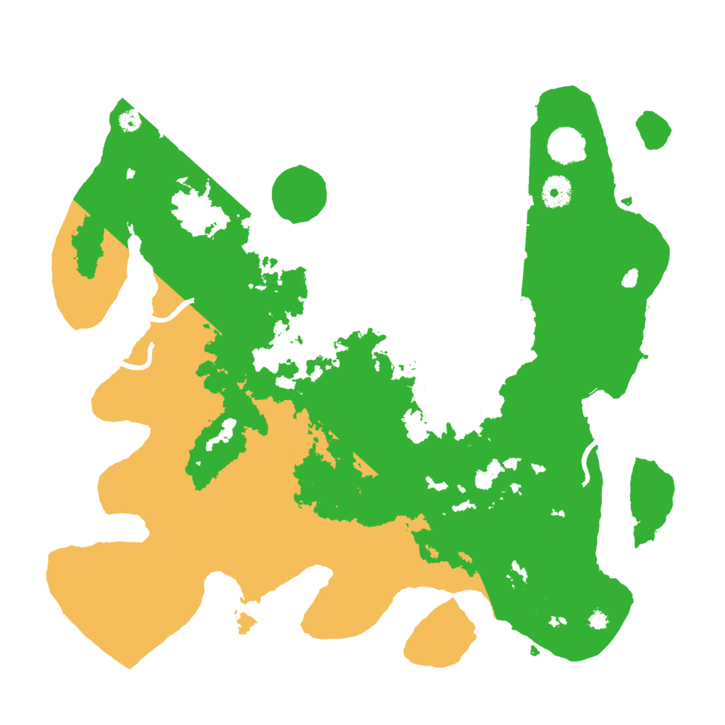 Biome Rust Map: Procedural Map, Size: 3500, Seed: 887077149