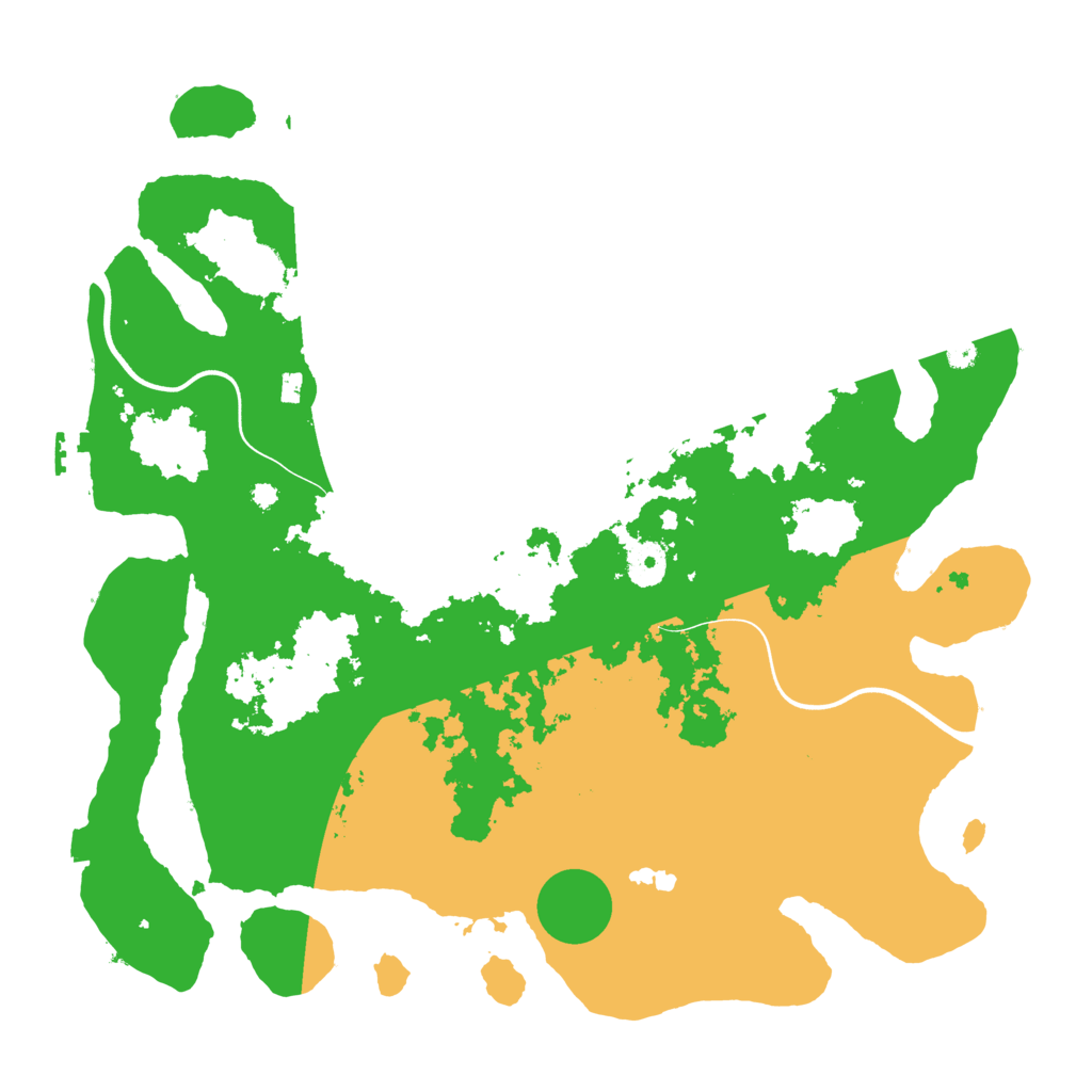 Biome Rust Map: Procedural Map, Size: 3850, Seed: 1353674609