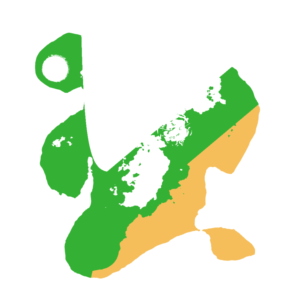 Biome Rust Map: Barren, Size: 2046, Seed: 3600