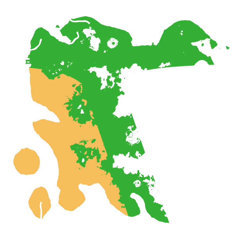 Biome Rust Map: Procedural Map, Size: 3500, Seed: 1586240341