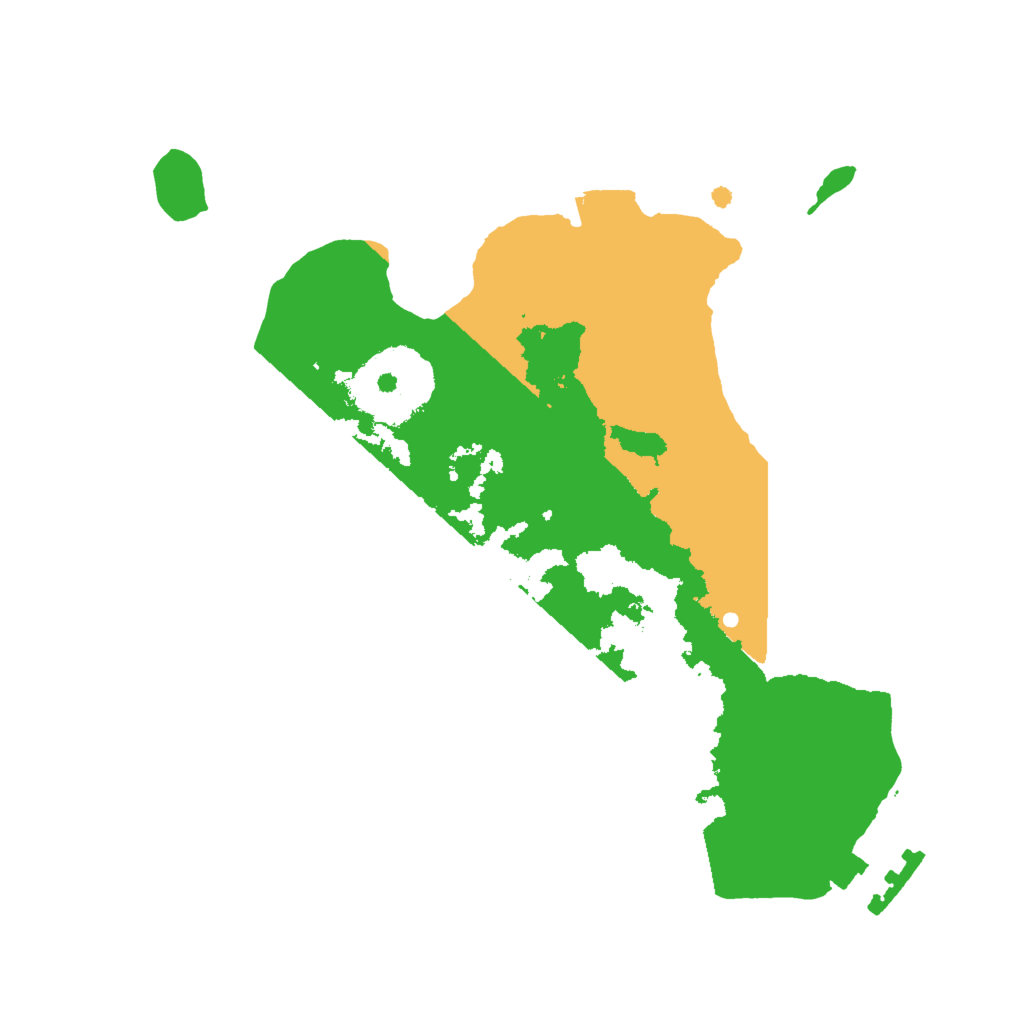 Biome Rust Map: Procedural Map, Size: 2000, Seed: 51000