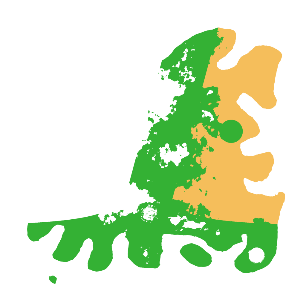 Biome Rust Map: Barren, Size: 3500, Seed: 2097587068