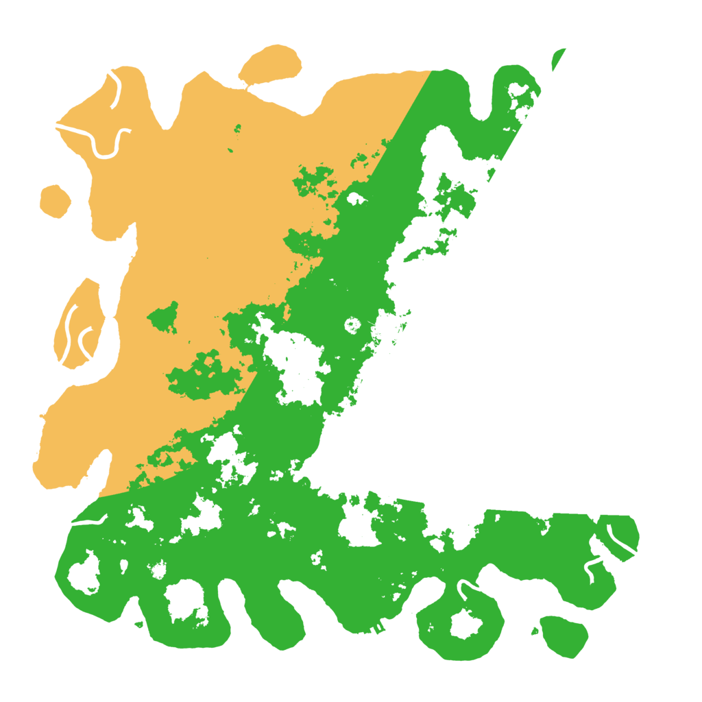 Biome Rust Map: Procedural Map, Size: 4500, Seed: 134713325