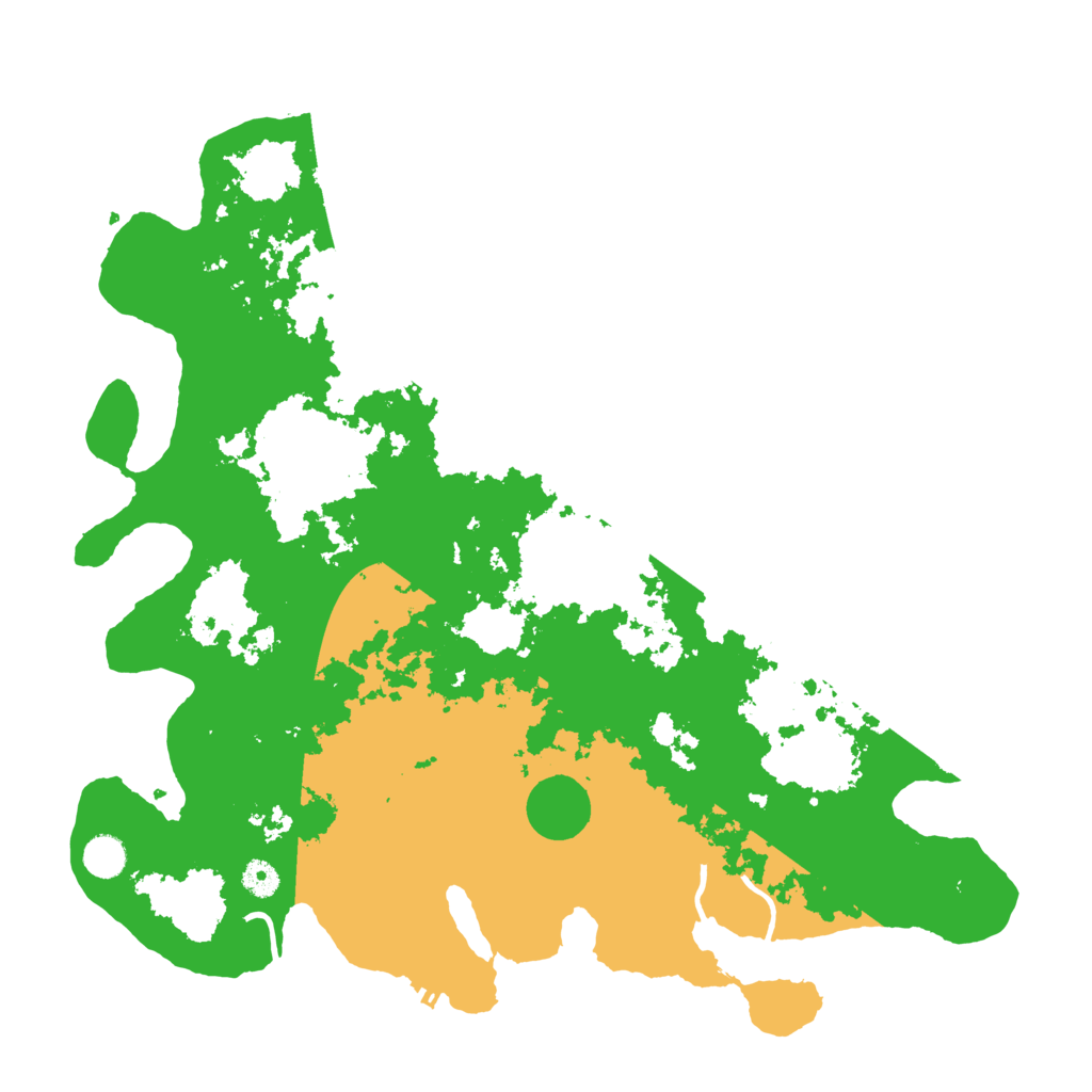 Biome Rust Map: Procedural Map, Size: 4500, Seed: 91235
