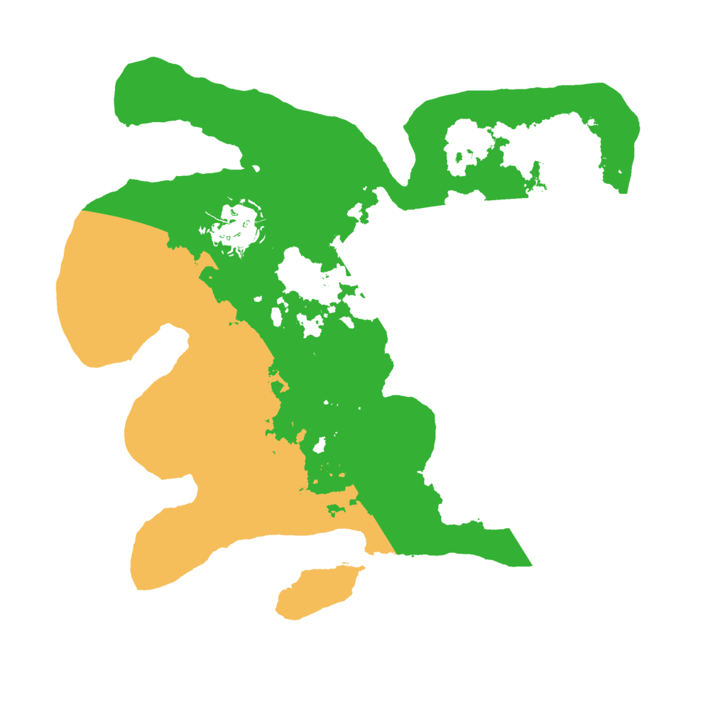 Biome Rust Map: Barren, Size: 2500, Seed: 7878