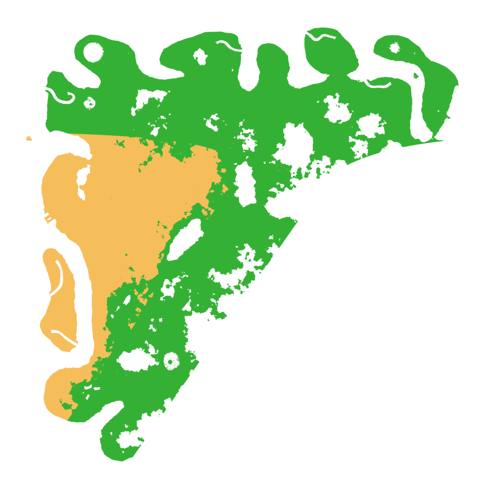 Biome Rust Map: Procedural Map, Size: 4500, Seed: 650838505