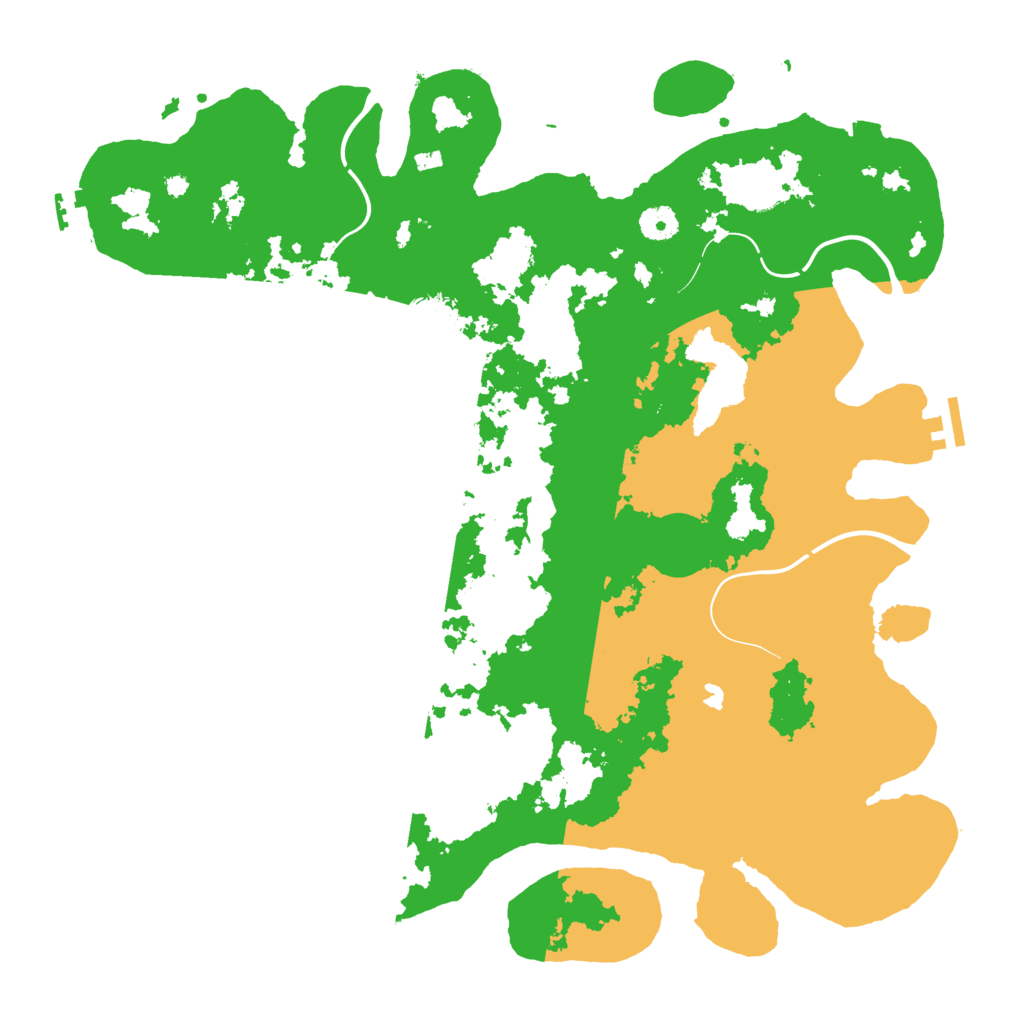 Biome Rust Map: Procedural Map, Size: 4200, Seed: 7685674
