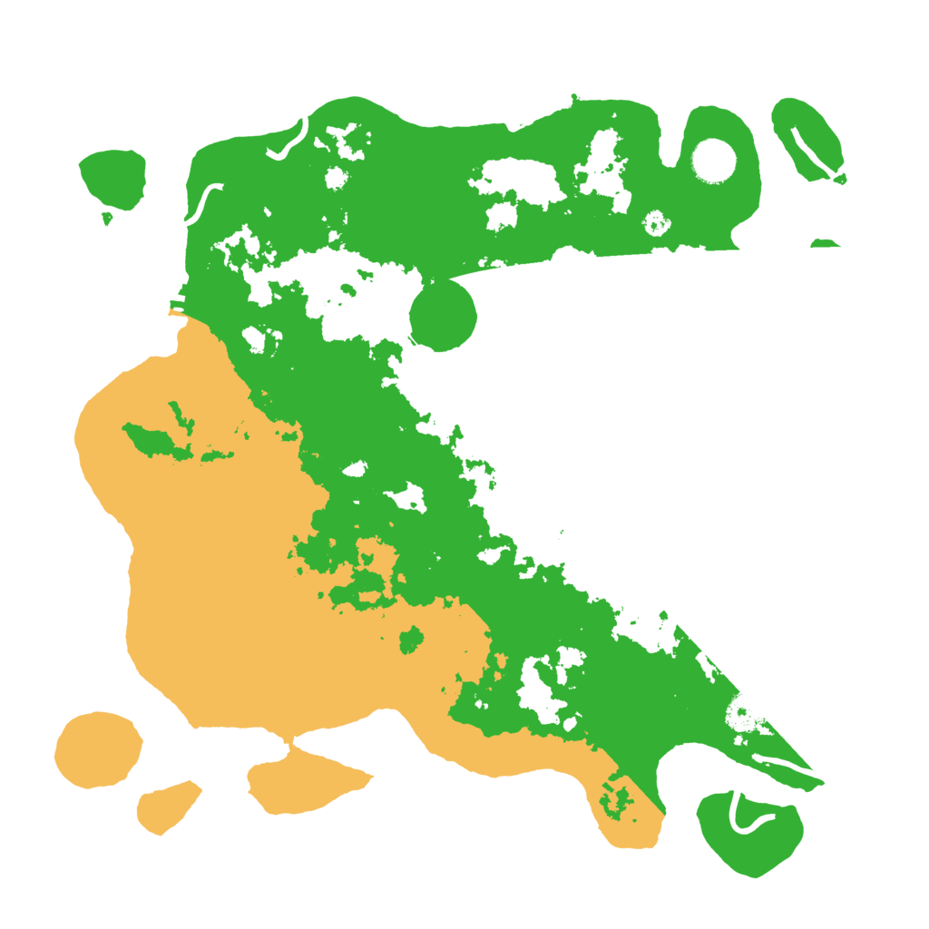 Biome Rust Map: Procedural Map, Size: 3700, Seed: 274676112