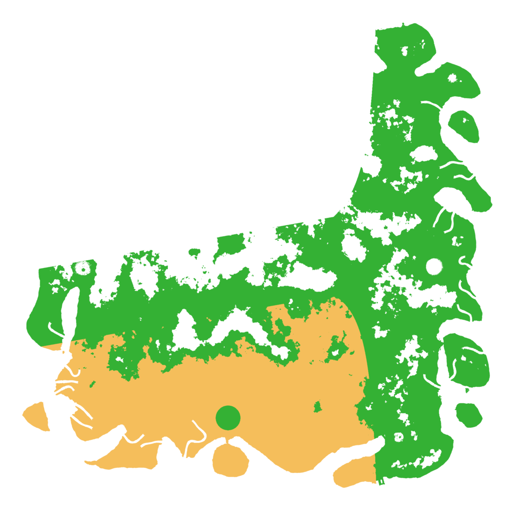 Biome Rust Map: Procedural Map, Size: 5500, Seed: 45