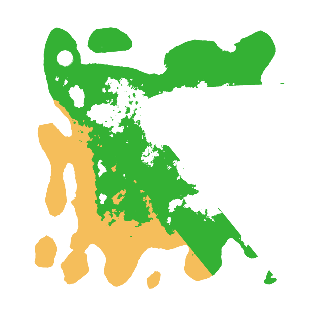 Biome Rust Map: Barren, Size: 3500, Seed: 641555012