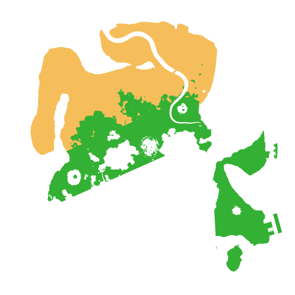 Biome Rust Map: Procedural Map, Size: 3000, Seed: 200401731