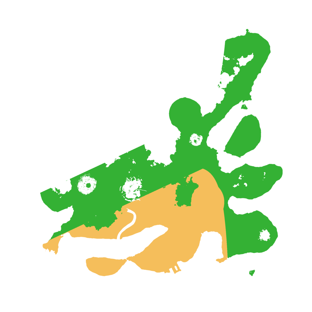 Biome Rust Map: Procedural Map, Size: 2600, Seed: 2239345