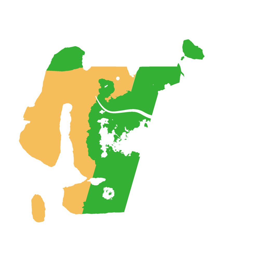 Biome Rust Map: Procedural Map, Size: 2200, Seed: 49755