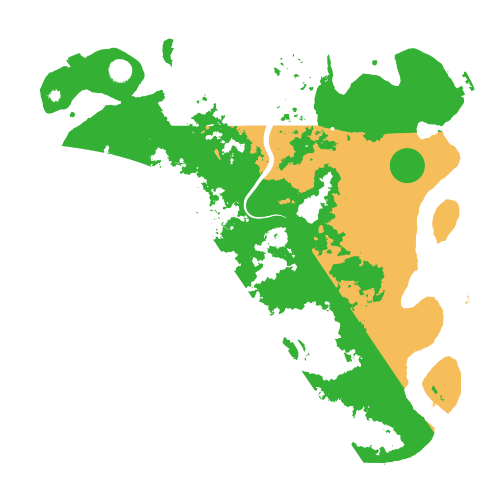 Biome Rust Map: Procedural Map, Size: 3800, Seed: 998172