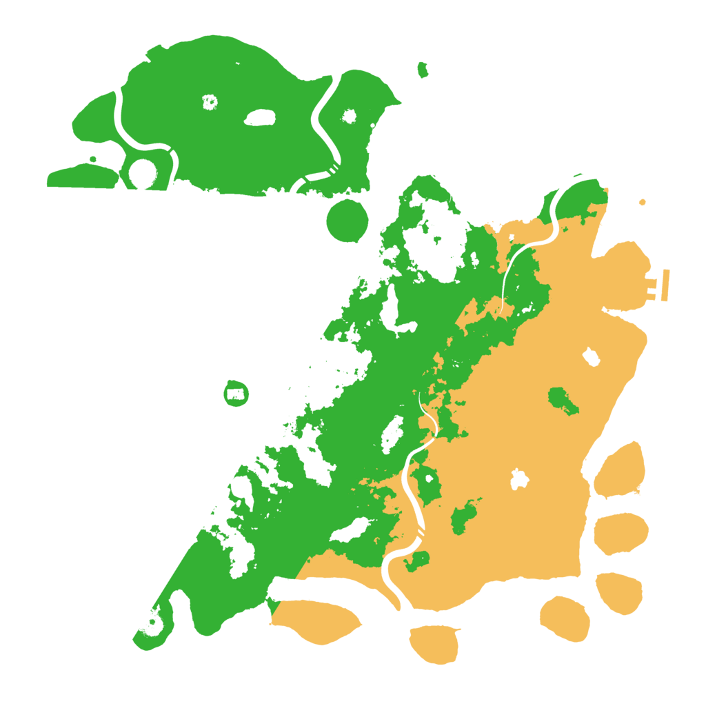 Biome Rust Map: Procedural Map, Size: 4500, Seed: 25869985