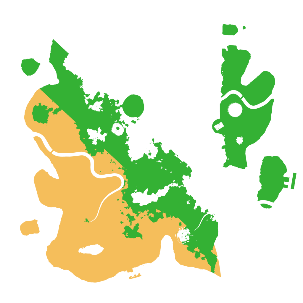 Biome Rust Map: Procedural Map, Size: 3750, Seed: 727071872