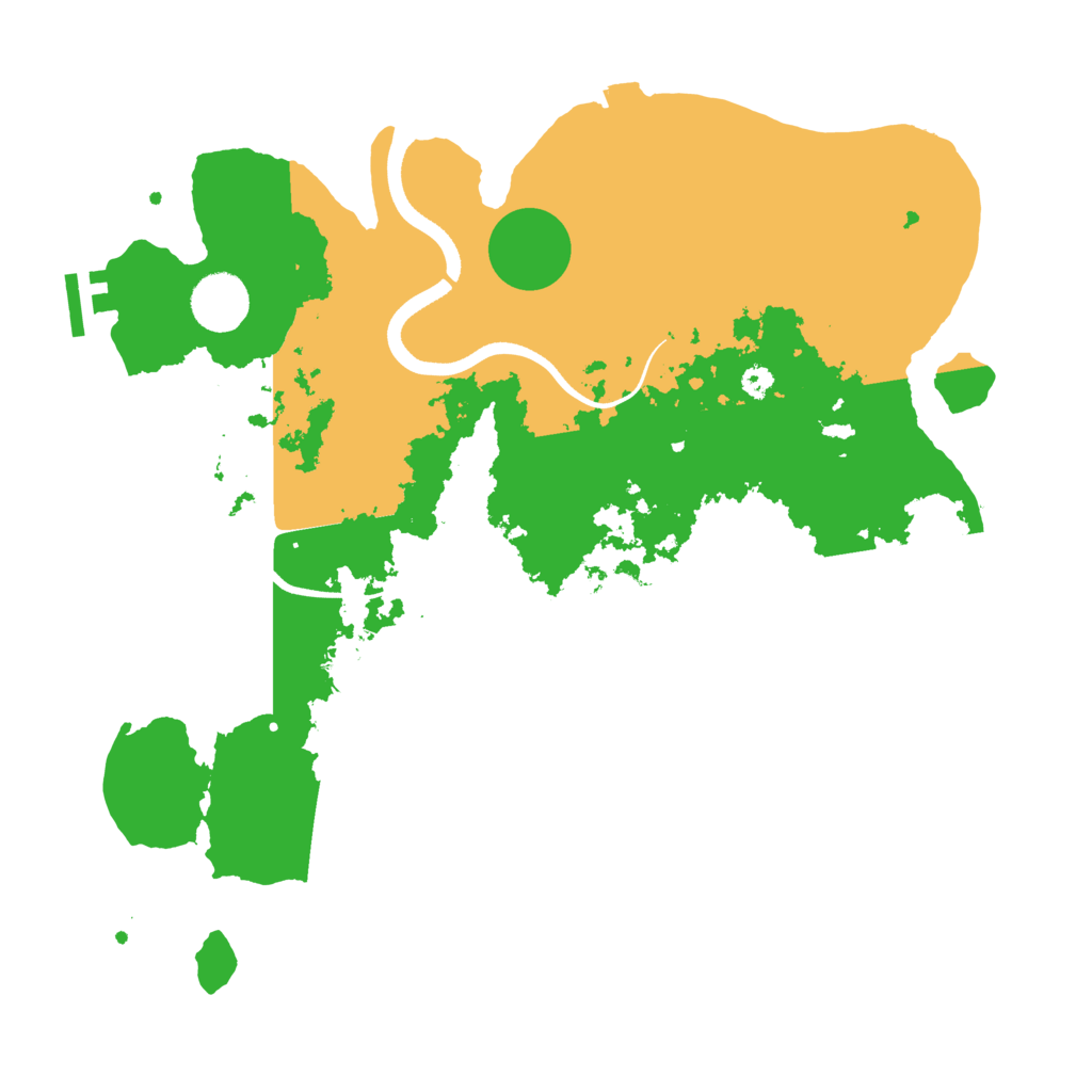 Biome Rust Map: Procedural Map, Size: 3500, Seed: 922799787