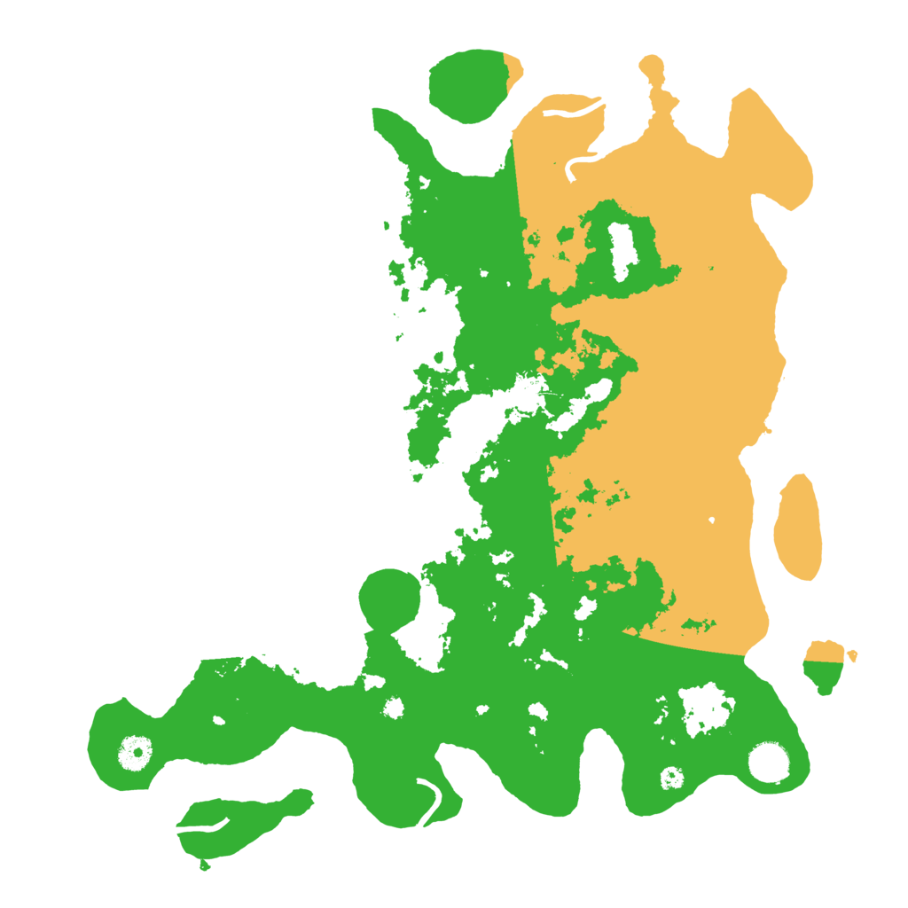 Biome Rust Map: Procedural Map, Size: 3950, Seed: 1109001846