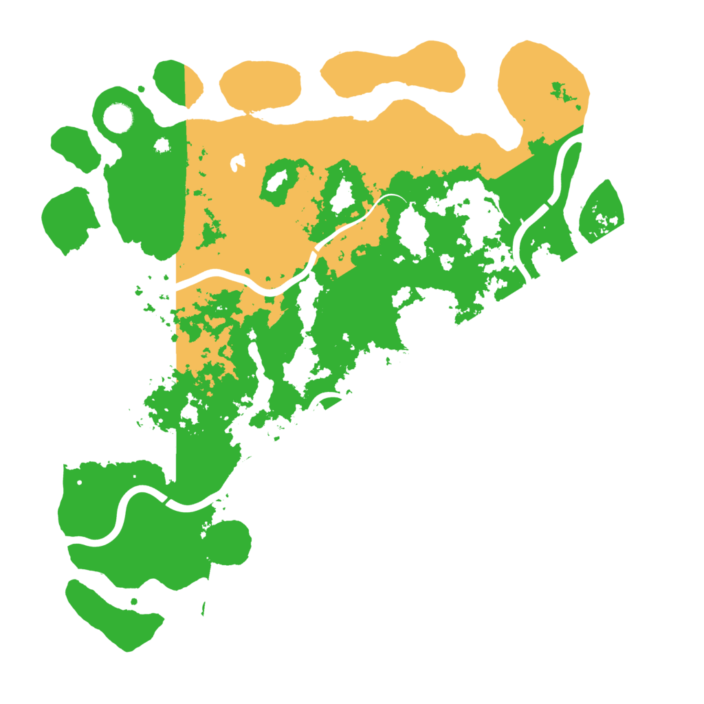 Biome Rust Map: Procedural Map, Size: 4200, Seed: 892931536