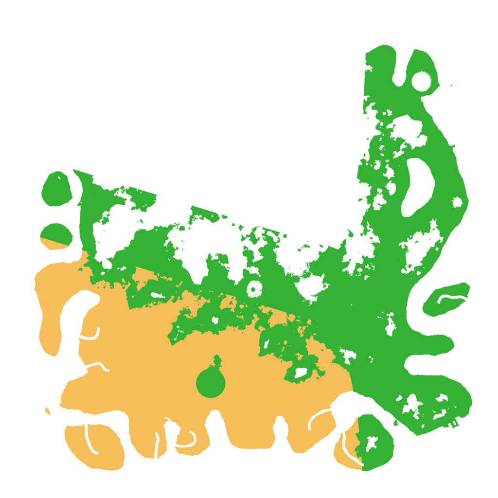 Biome Rust Map: Procedural Map, Size: 4500, Seed: 655618