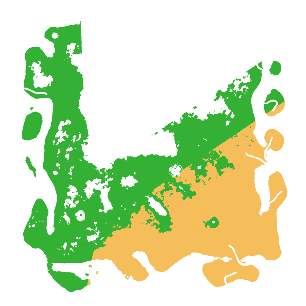Biome Rust Map: Procedural Map, Size: 4500, Seed: 1981327768