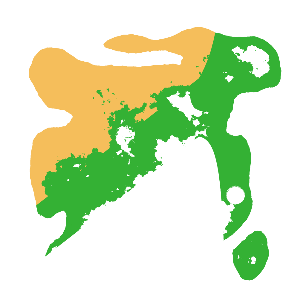 Biome Rust Map: Barren, Size: 3000, Seed: 1058981542