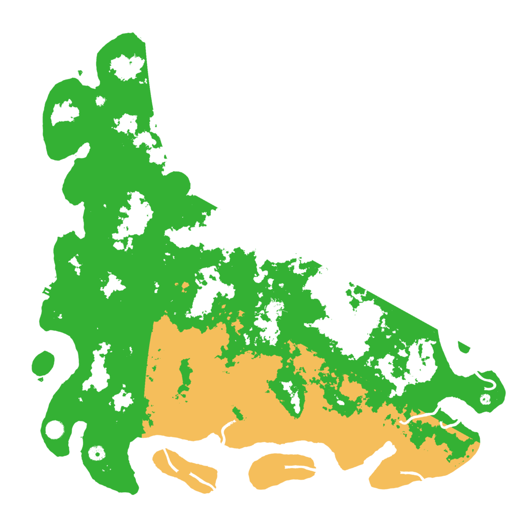 Biome Rust Map: Procedural Map, Size: 5000, Seed: 24352115