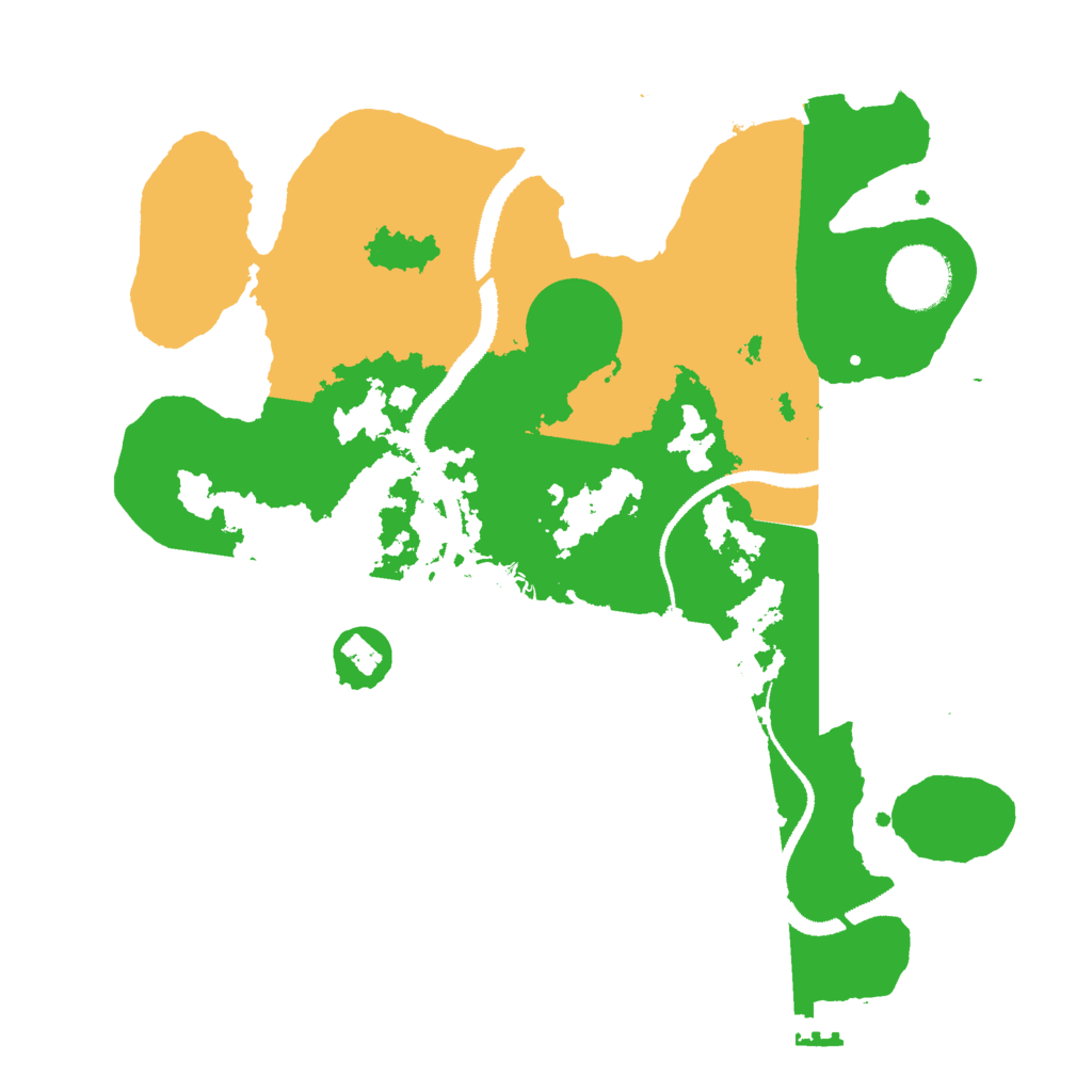 Biome Rust Map: Procedural Map, Size: 3000, Seed: 866316874