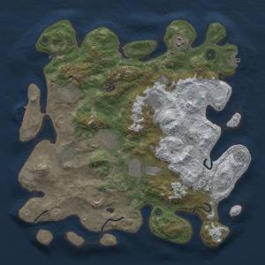 Thumbnail Rust Map: Procedural Map, Size: 3850, Seed: 936580464, 19 Monuments