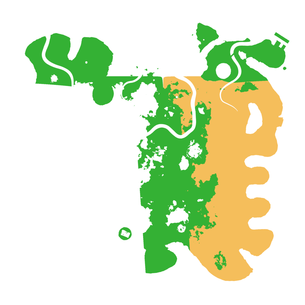 Biome Rust Map: Procedural Map, Size: 3800, Seed: 1887874057