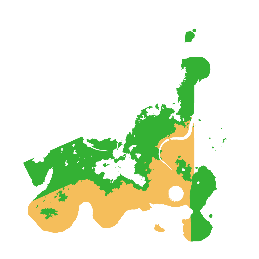 Biome Rust Map: Procedural Map, Size: 3000, Seed: 1547