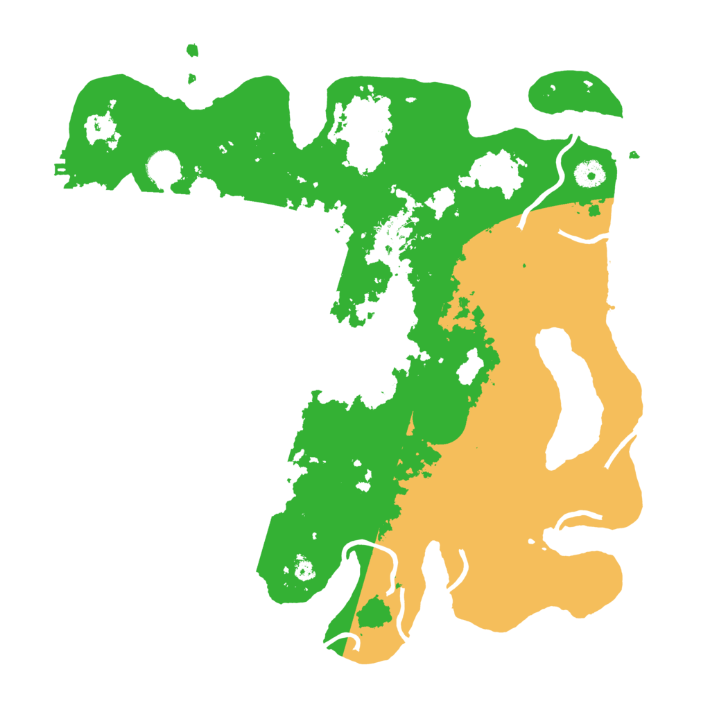 Biome Rust Map: Procedural Map, Size: 3700, Seed: 662947087